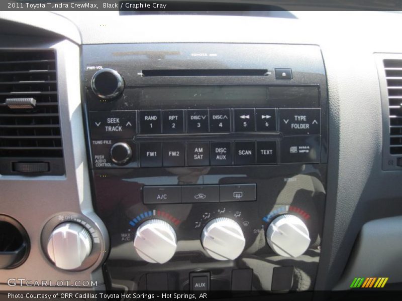 Black / Graphite Gray 2011 Toyota Tundra CrewMax