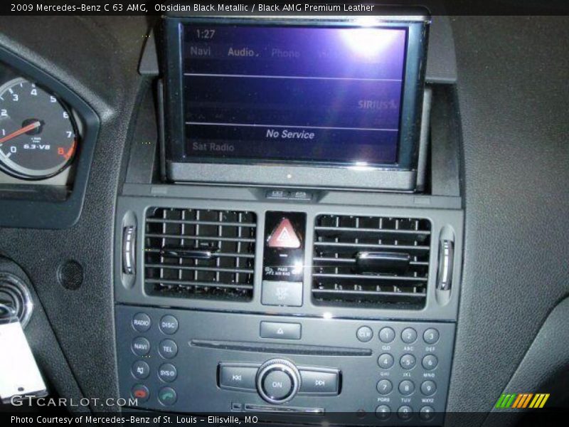 Obsidian Black Metallic / Black AMG Premium Leather 2009 Mercedes-Benz C 63 AMG