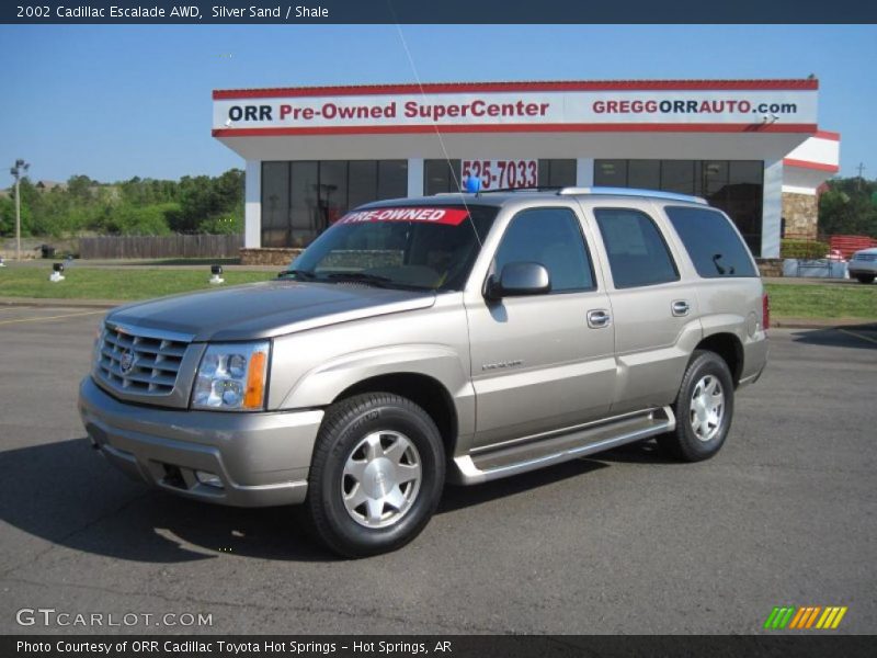 Silver Sand / Shale 2002 Cadillac Escalade AWD