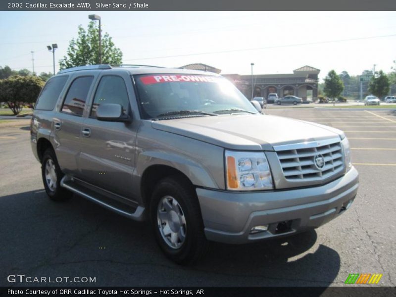 Silver Sand / Shale 2002 Cadillac Escalade AWD