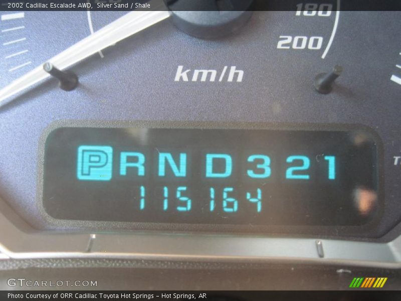 Silver Sand / Shale 2002 Cadillac Escalade AWD