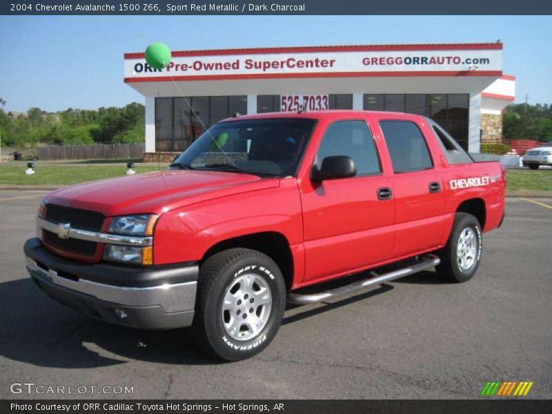Sport Red Metallic / Dark Charcoal 2004 Chevrolet Avalanche 1500 Z66
