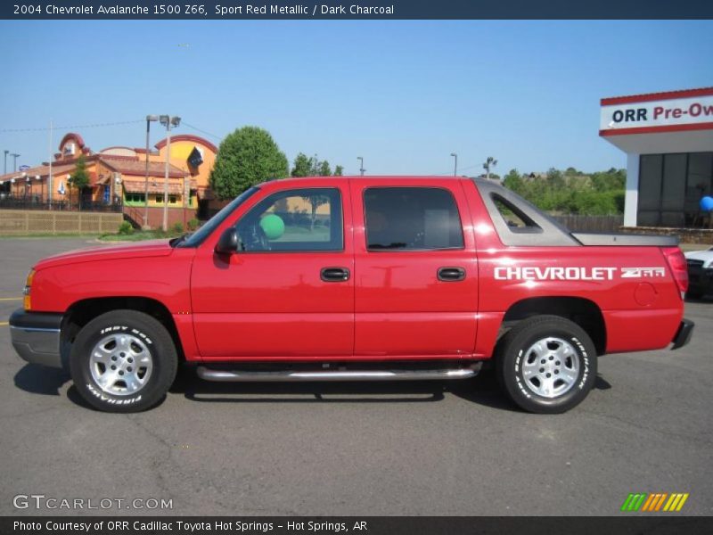 Sport Red Metallic / Dark Charcoal 2004 Chevrolet Avalanche 1500 Z66