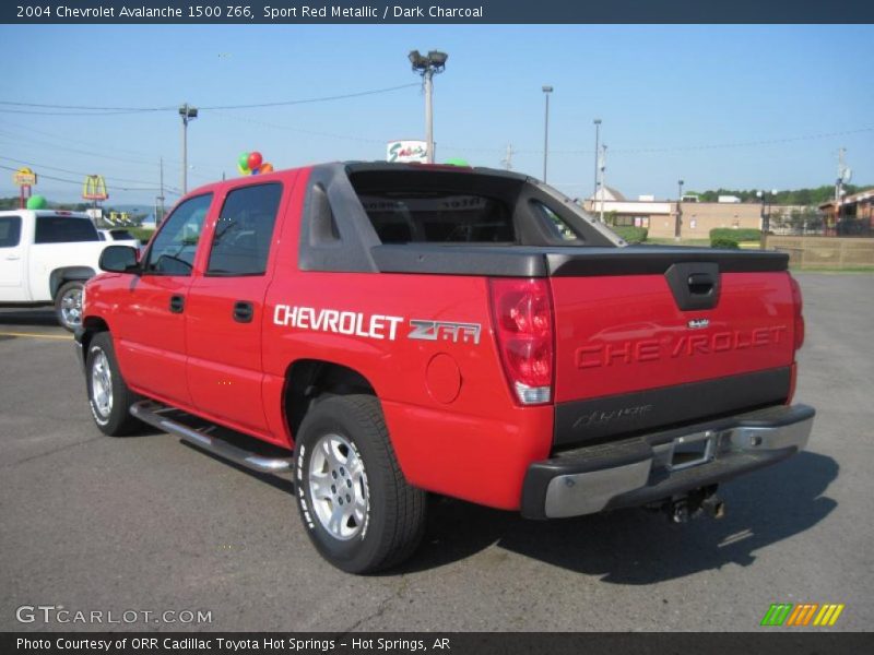 Sport Red Metallic / Dark Charcoal 2004 Chevrolet Avalanche 1500 Z66