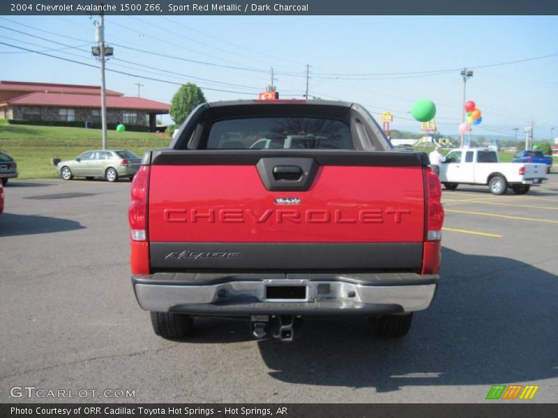Sport Red Metallic / Dark Charcoal 2004 Chevrolet Avalanche 1500 Z66