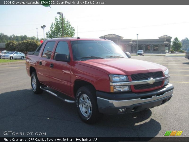 Sport Red Metallic / Dark Charcoal 2004 Chevrolet Avalanche 1500 Z66