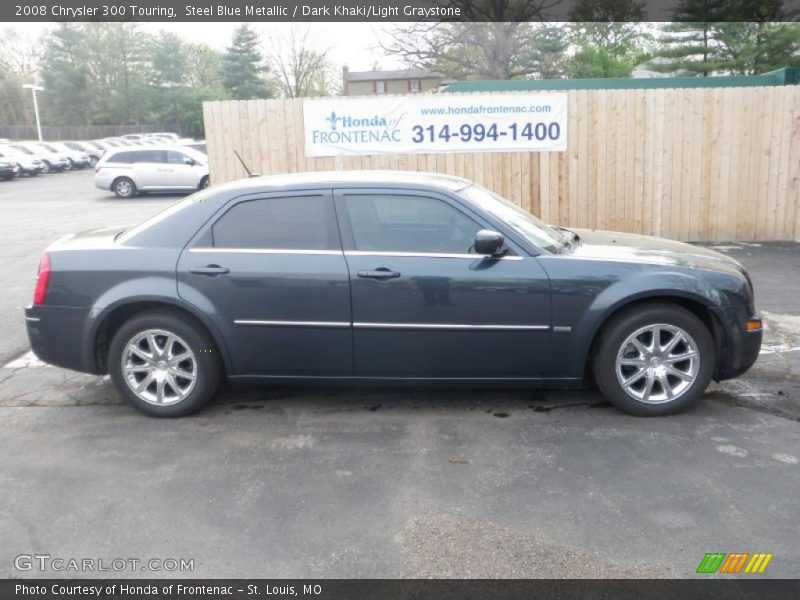 Steel Blue Metallic / Dark Khaki/Light Graystone 2008 Chrysler 300 Touring