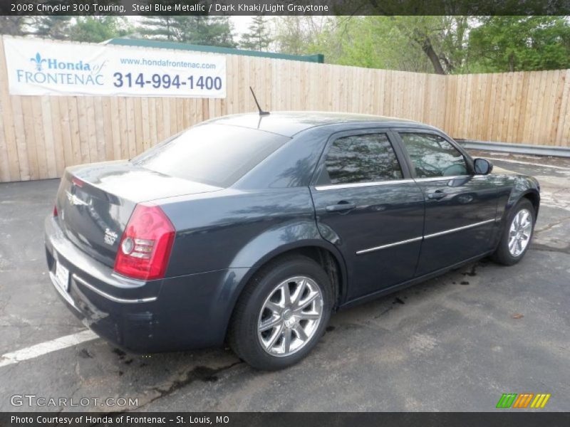 Steel Blue Metallic / Dark Khaki/Light Graystone 2008 Chrysler 300 Touring