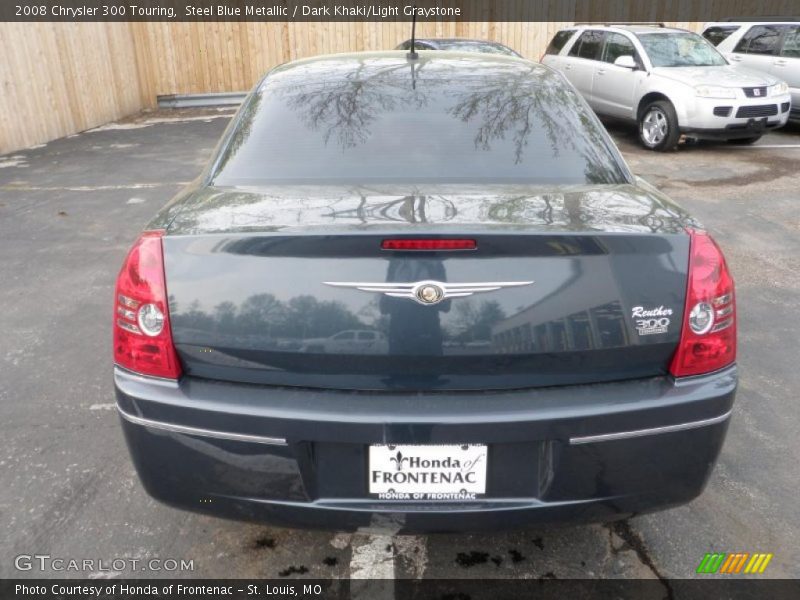Steel Blue Metallic / Dark Khaki/Light Graystone 2008 Chrysler 300 Touring