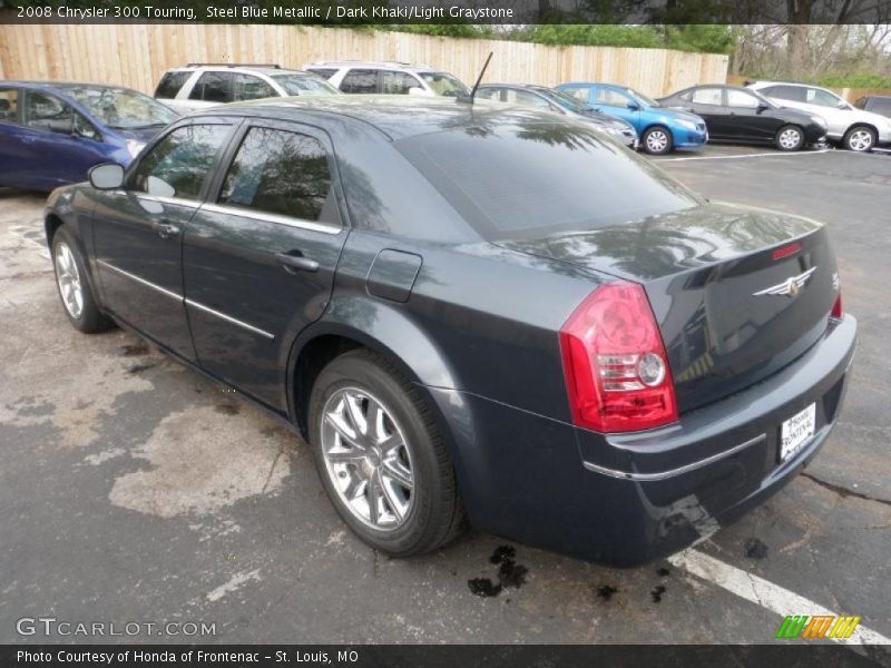 Steel Blue Metallic / Dark Khaki/Light Graystone 2008 Chrysler 300 Touring