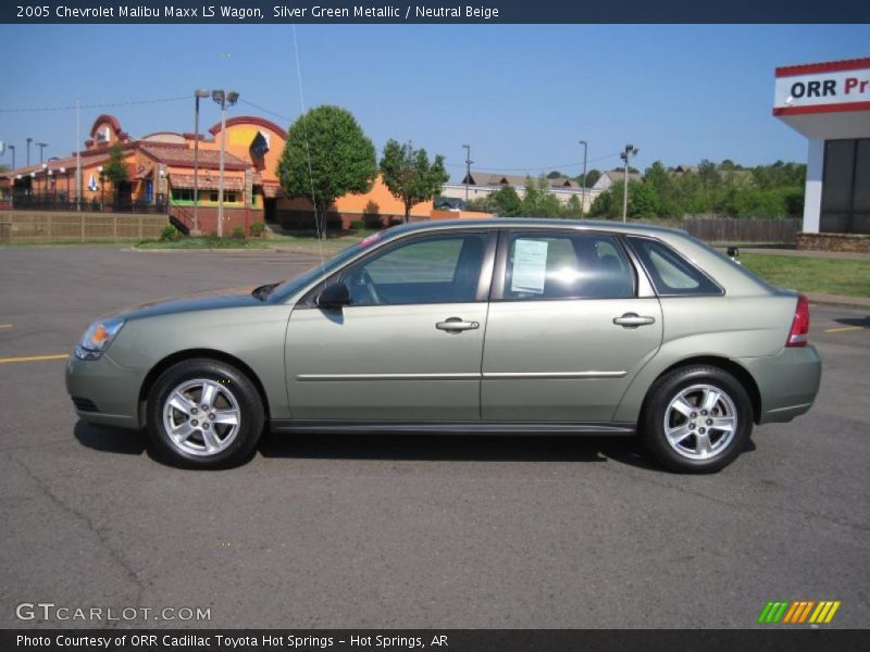 Silver Green Metallic / Neutral Beige 2005 Chevrolet Malibu Maxx LS Wagon