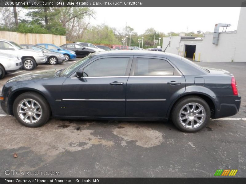 Steel Blue Metallic / Dark Khaki/Light Graystone 2008 Chrysler 300 Touring