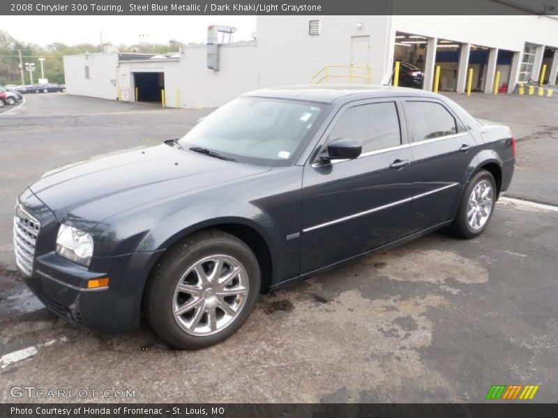 Steel Blue Metallic / Dark Khaki/Light Graystone 2008 Chrysler 300 Touring