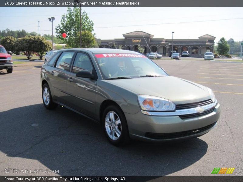 Silver Green Metallic / Neutral Beige 2005 Chevrolet Malibu Maxx LS Wagon