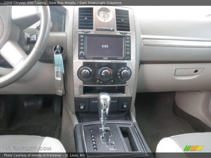 Steel Blue Metallic / Dark Khaki/Light Graystone 2008 Chrysler 300 Touring