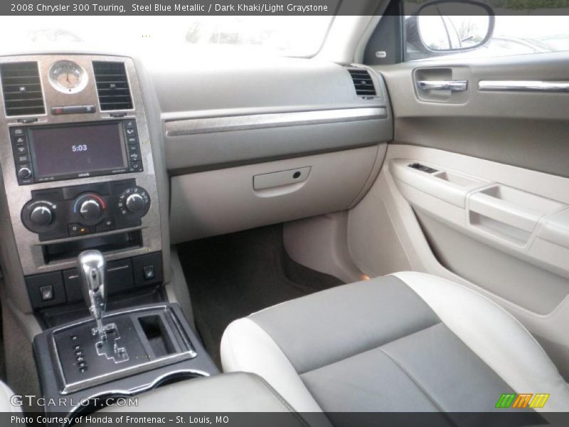 Steel Blue Metallic / Dark Khaki/Light Graystone 2008 Chrysler 300 Touring