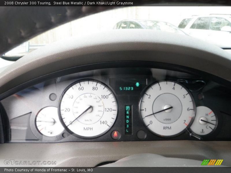 Steel Blue Metallic / Dark Khaki/Light Graystone 2008 Chrysler 300 Touring