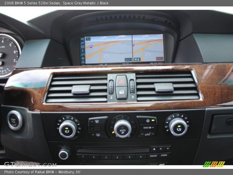 Space Grey Metallic / Black 2008 BMW 5 Series 528xi Sedan