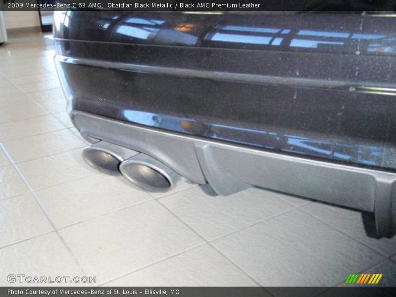 Obsidian Black Metallic / Black AMG Premium Leather 2009 Mercedes-Benz C 63 AMG