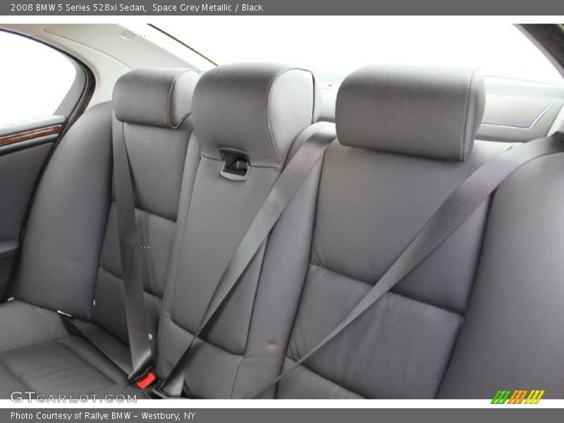 Space Grey Metallic / Black 2008 BMW 5 Series 528xi Sedan