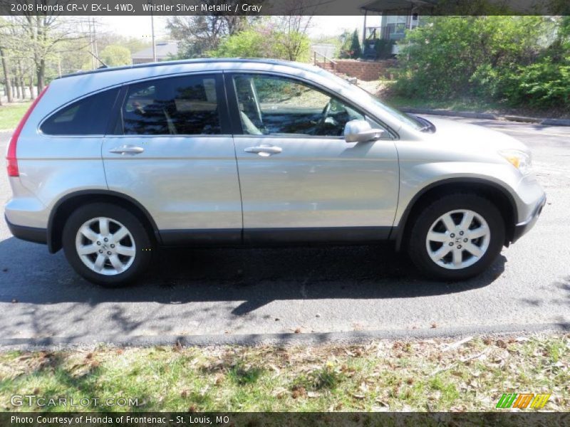 Whistler Silver Metallic / Gray 2008 Honda CR-V EX-L 4WD