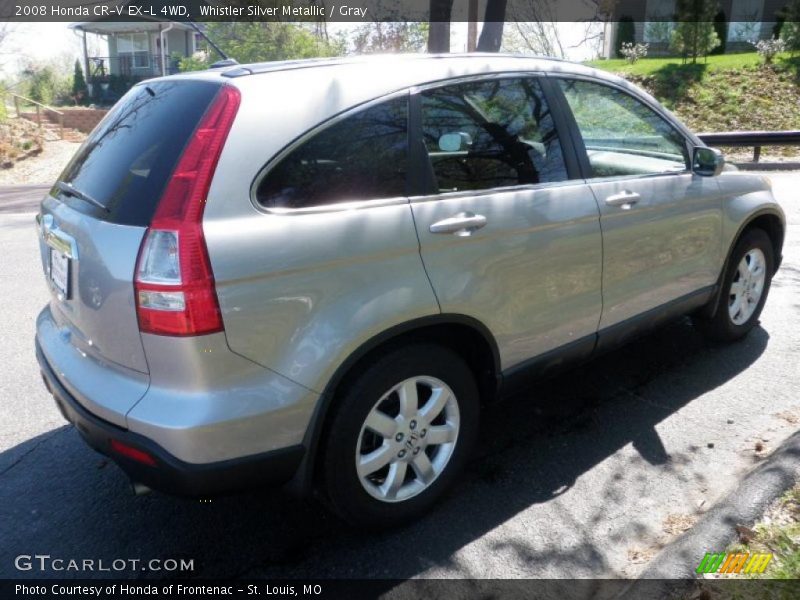 Whistler Silver Metallic / Gray 2008 Honda CR-V EX-L 4WD