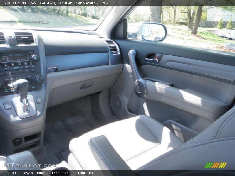 Whistler Silver Metallic / Gray 2008 Honda CR-V EX-L 4WD