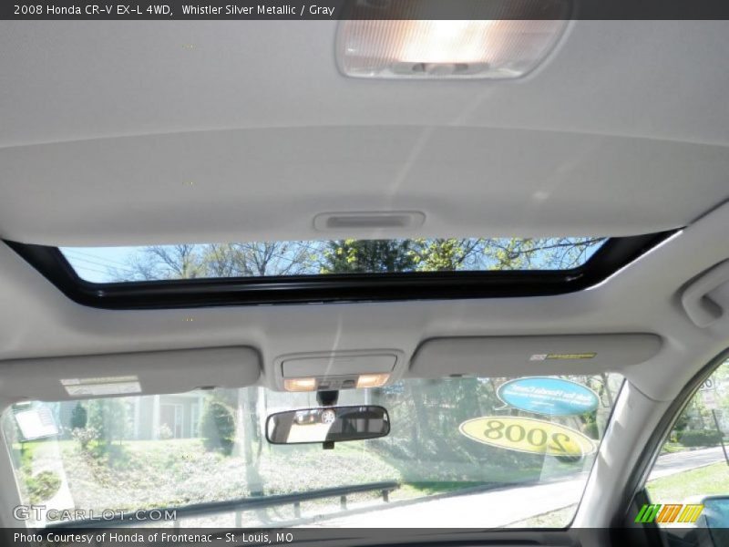 Whistler Silver Metallic / Gray 2008 Honda CR-V EX-L 4WD