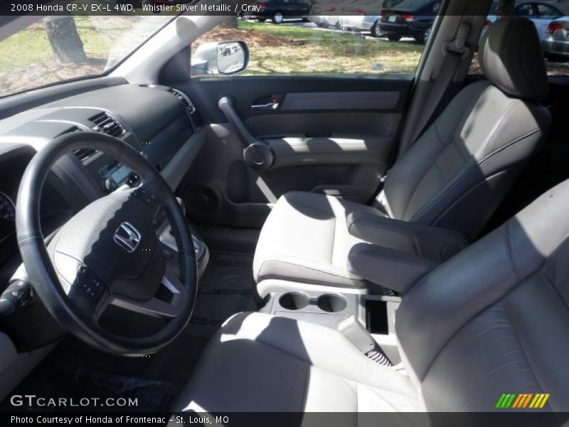 Whistler Silver Metallic / Gray 2008 Honda CR-V EX-L 4WD