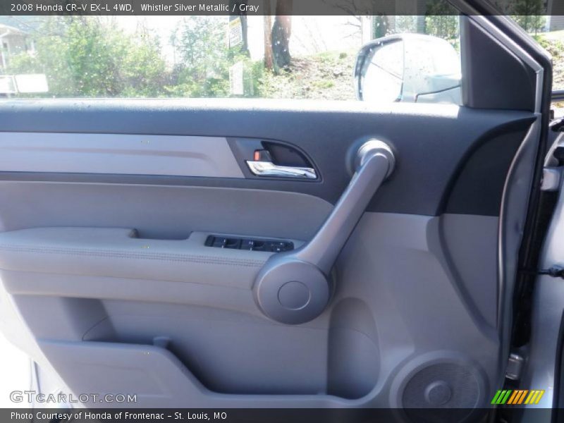 Whistler Silver Metallic / Gray 2008 Honda CR-V EX-L 4WD