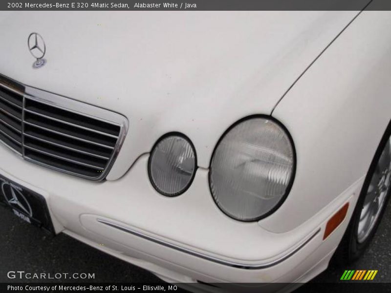 Alabaster White / Java 2002 Mercedes-Benz E 320 4Matic Sedan