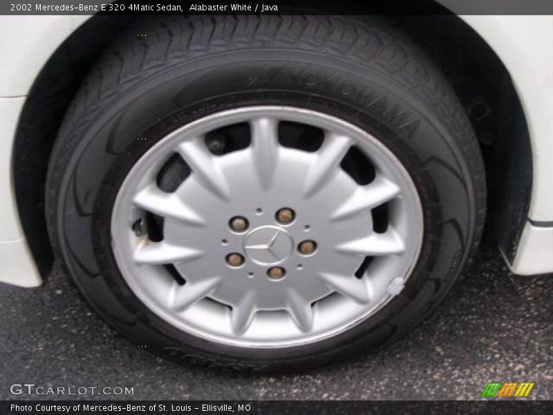 Alabaster White / Java 2002 Mercedes-Benz E 320 4Matic Sedan