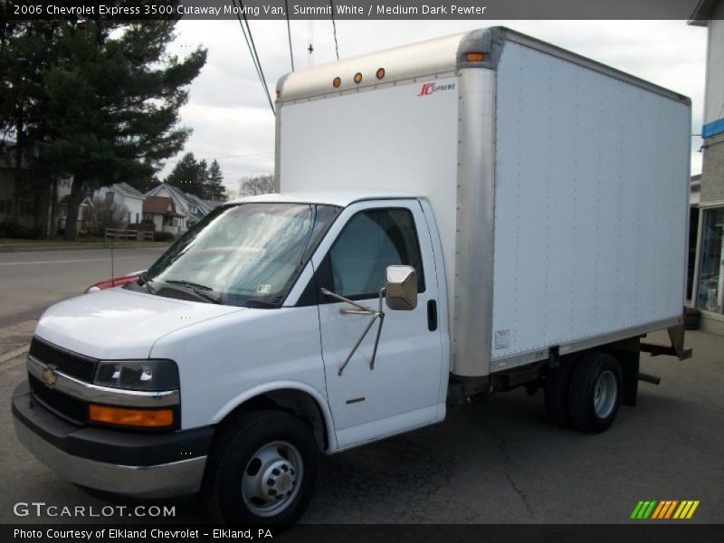 Summit White / Medium Dark Pewter 2006 Chevrolet Express 3500 Cutaway Moving Van