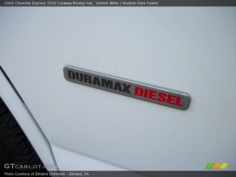 Summit White / Medium Dark Pewter 2006 Chevrolet Express 3500 Cutaway Moving Van