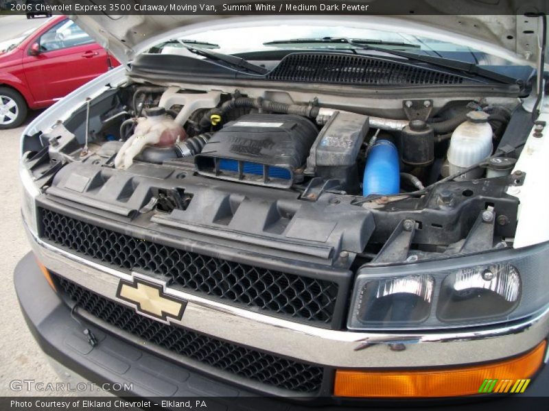 Summit White / Medium Dark Pewter 2006 Chevrolet Express 3500 Cutaway Moving Van