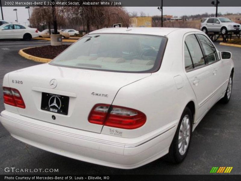 Alabaster White / Java 2002 Mercedes-Benz E 320 4Matic Sedan