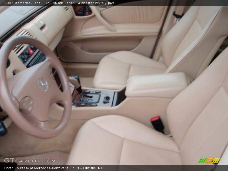 Alabaster White / Java 2002 Mercedes-Benz E 320 4Matic Sedan