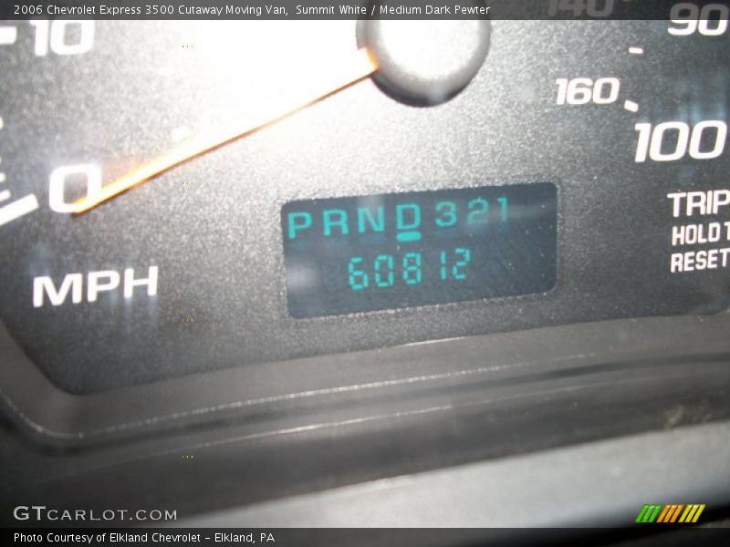 Summit White / Medium Dark Pewter 2006 Chevrolet Express 3500 Cutaway Moving Van