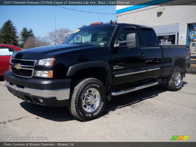 Black / Dark Charcoal 2007 Chevrolet Silverado 2500HD Classic LT Extended Cab 4x4