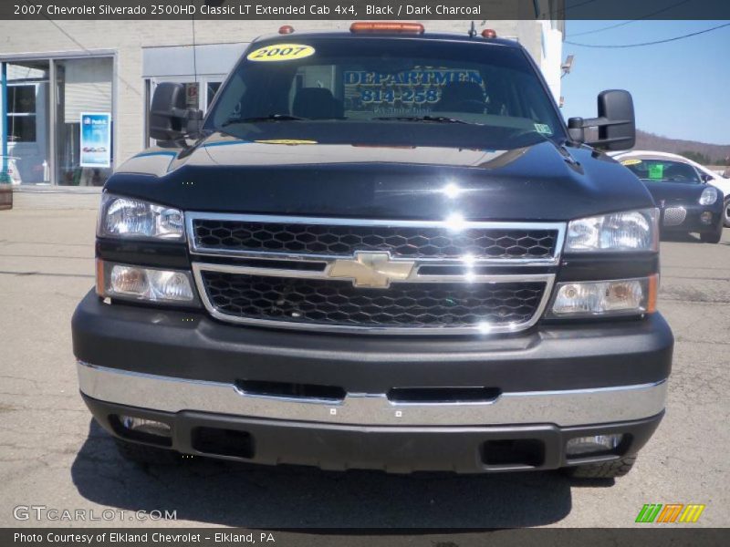 Black / Dark Charcoal 2007 Chevrolet Silverado 2500HD Classic LT Extended Cab 4x4