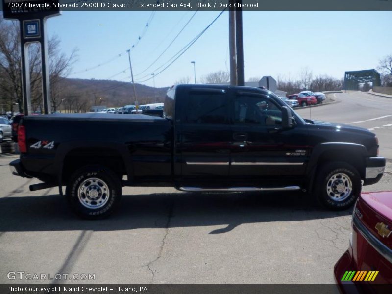 Black / Dark Charcoal 2007 Chevrolet Silverado 2500HD Classic LT Extended Cab 4x4