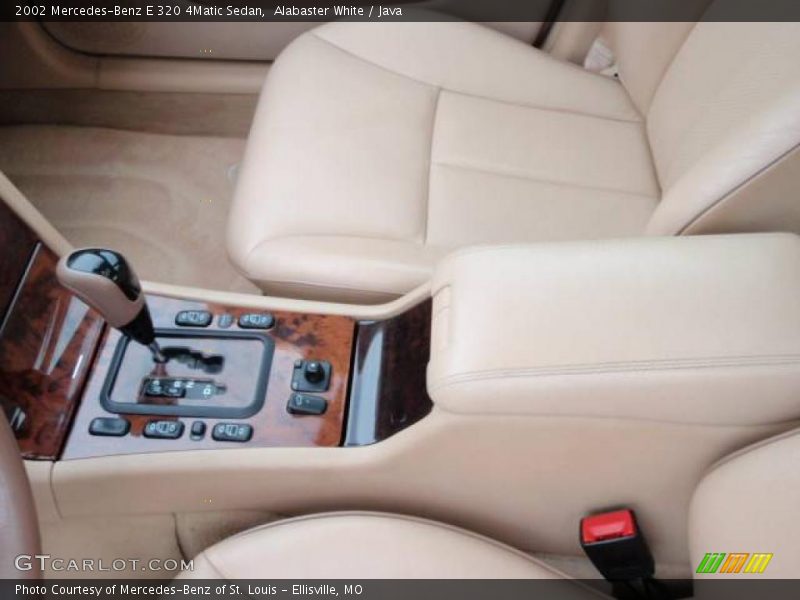 Alabaster White / Java 2002 Mercedes-Benz E 320 4Matic Sedan