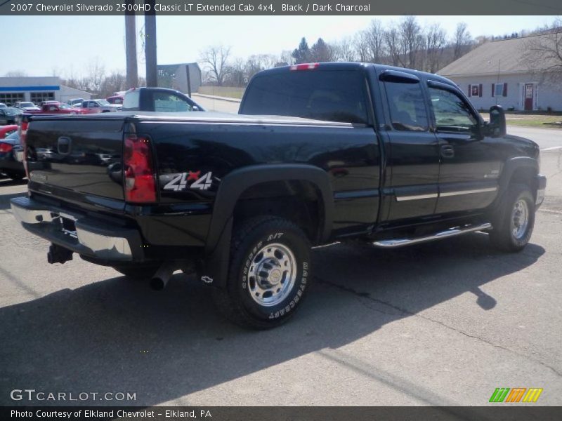 Black / Dark Charcoal 2007 Chevrolet Silverado 2500HD Classic LT Extended Cab 4x4