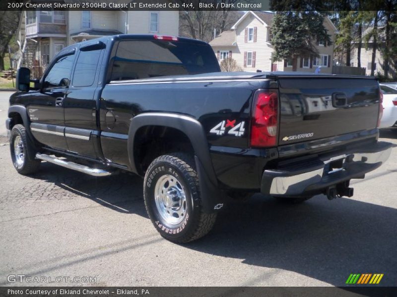 Black / Dark Charcoal 2007 Chevrolet Silverado 2500HD Classic LT Extended Cab 4x4