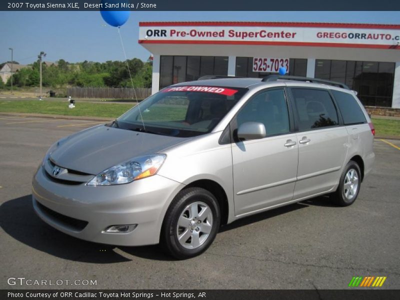 Desert Sand Mica / Stone 2007 Toyota Sienna XLE