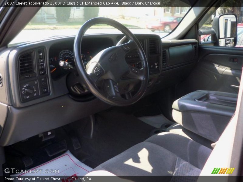 Black / Dark Charcoal 2007 Chevrolet Silverado 2500HD Classic LT Extended Cab 4x4