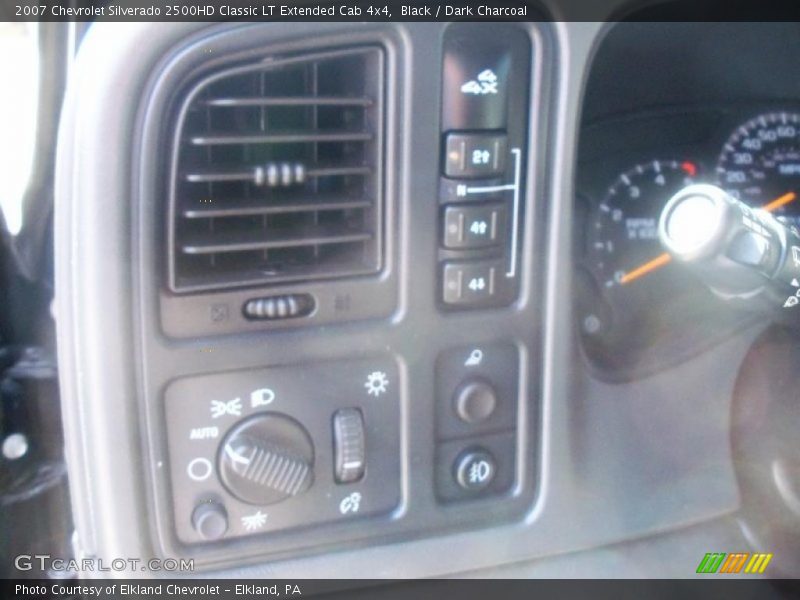 Black / Dark Charcoal 2007 Chevrolet Silverado 2500HD Classic LT Extended Cab 4x4