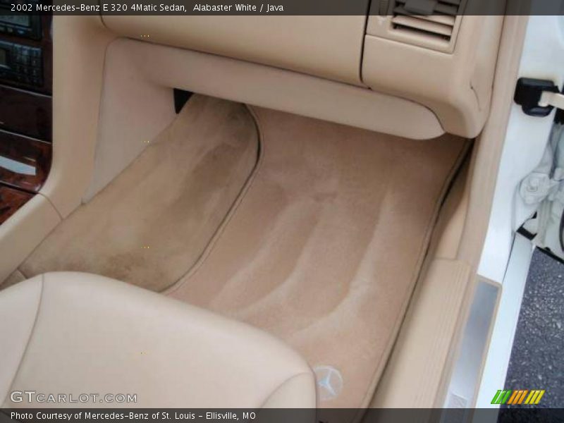 Alabaster White / Java 2002 Mercedes-Benz E 320 4Matic Sedan