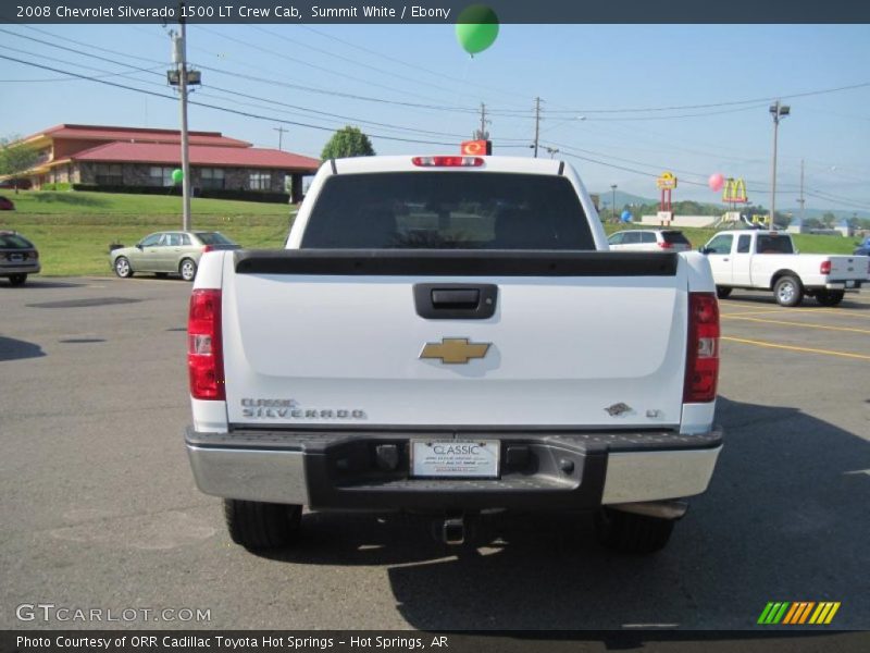 Summit White / Ebony 2008 Chevrolet Silverado 1500 LT Crew Cab