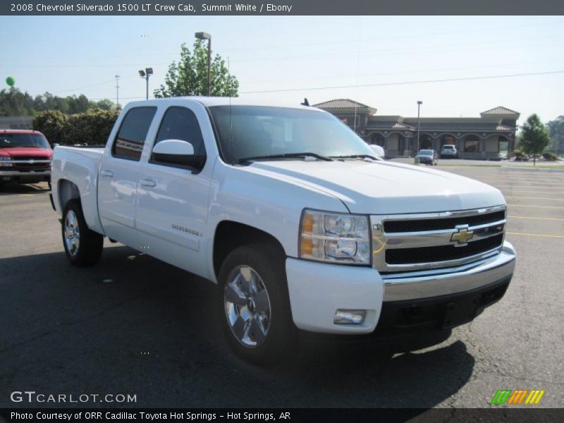 Summit White / Ebony 2008 Chevrolet Silverado 1500 LT Crew Cab